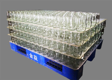 Freundliche Plastikschicht-Auflagen Eco auf Paletten für Glasflaschen-Transport